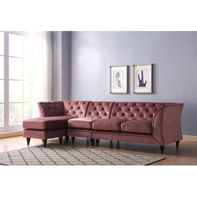Willer Upholstered L-Shaped Sectional Reversible