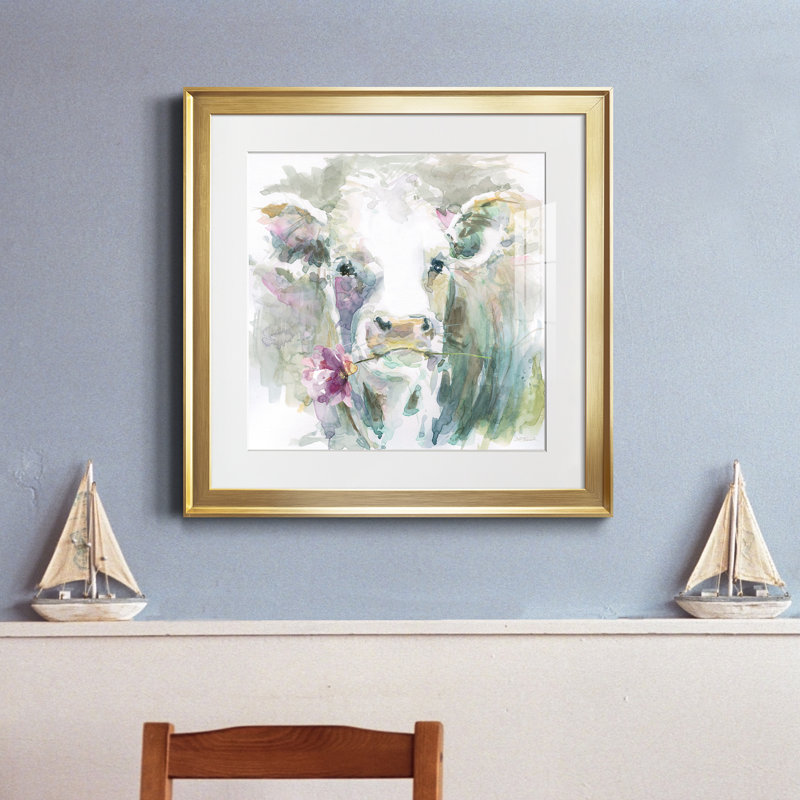 Princesse Gracie par J Paul - reproduction d'art encadrée, H 26,5 po x l 26,5 po x P 1,5 po, Papier encadré doré
