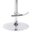 Tabouret de bar pivotant à hauteur réglable Chaffins en similicuir, base chromée-50232298-50232299