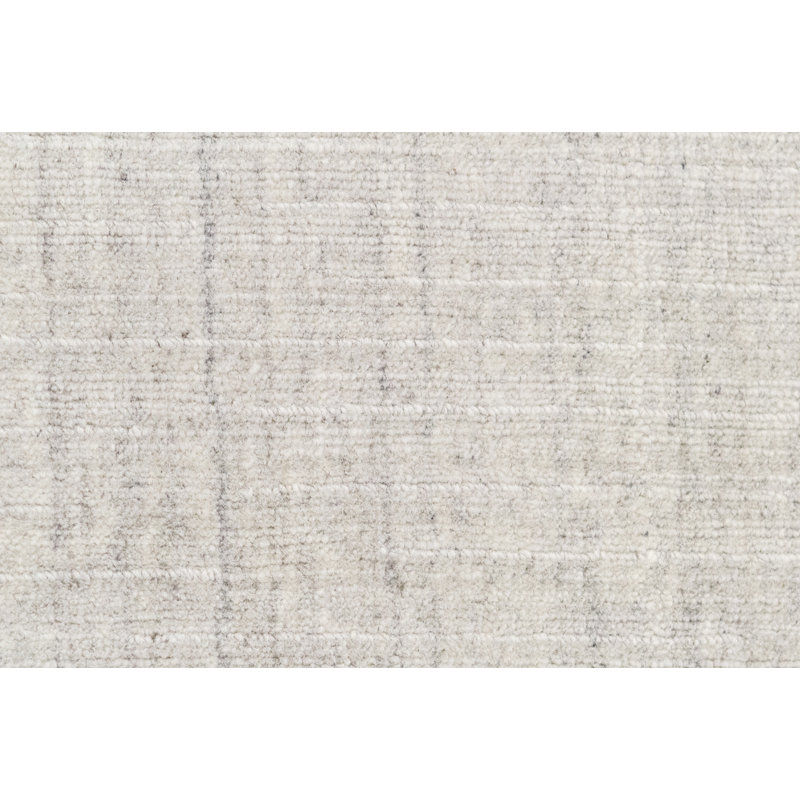 Tapis ivoire noué à la main de haute qualité