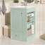 Meuble-lavabo autoportant avec lavabo, armoire de rangement avec tiroir à fermeture en douceur, tablettes latérales ouvertes-528184502