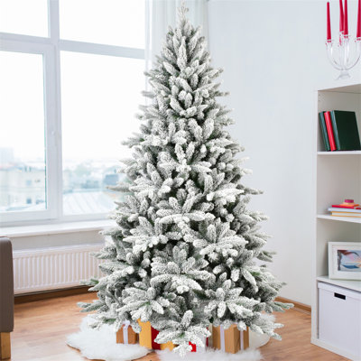 Arbre de Noël enneigé 6 pi avec 1100 pointes