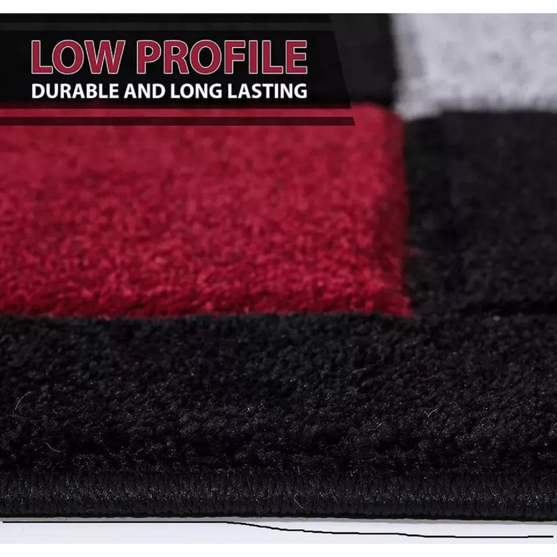 Geometric Area Rug, Rectangle 200 x 290 cm