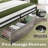 Tryston LED Bed Frame with Drawers and Charging Station-1925215926-1925215925