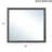 Glasgow G04305M Mirror , Gray