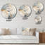 Horloge murale Creevamoy - Collages abstraits-1978669701