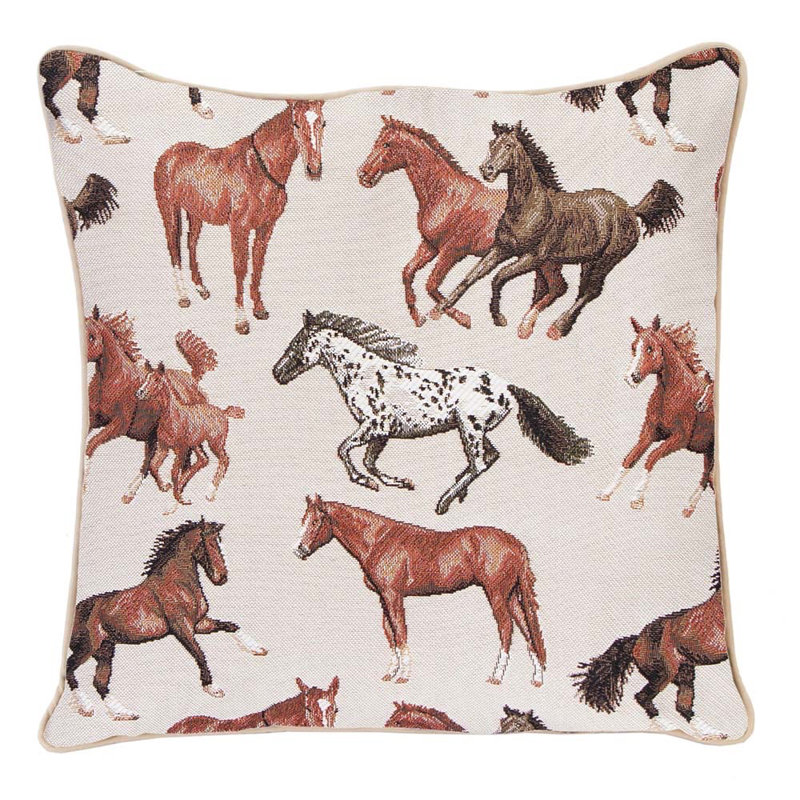 Housse de coussin - Cheval qui court