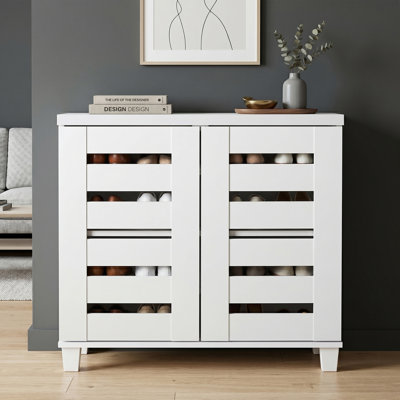 Lismore 12 Pair Shoe Storage Cabinet
