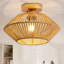Luminaire semi-encastré en forme de cage tissée 1 lumière Mecosta