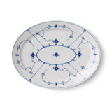 Blue Fluted Plain Platter