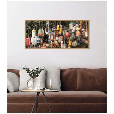 «Buoys» par Emiko et Mark Franzen, impression sur toile encadrée F2 Images