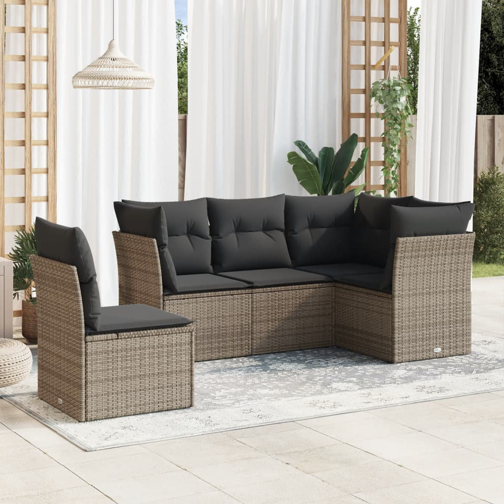 Gartenecksofa Walshville mit Kissen