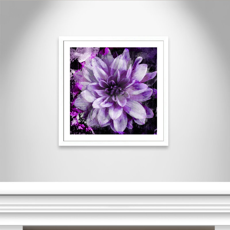 «Purple Bloom» par Eliezel, impression encadrée