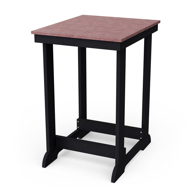 Heritage Patio Counter Table, Cherrywood/Black