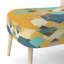 Chaise d'appoint rembourrée Geometric Hexagons-1865171620
