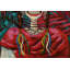 Hand -painted Princess from Mexico Acrylic Painting
