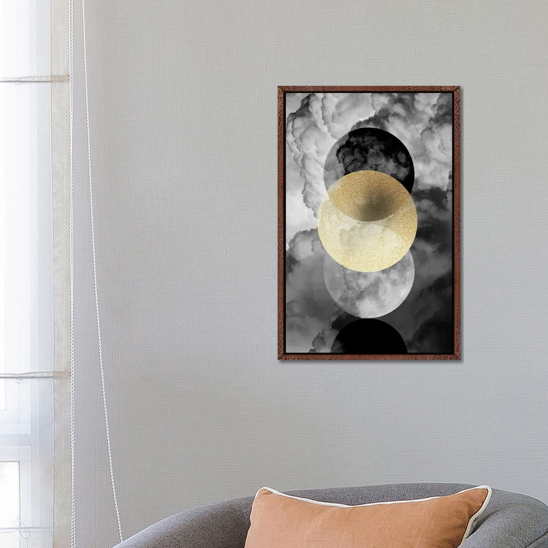 Moonphases In The Clouds by Dominique Vari - Print on Canvas