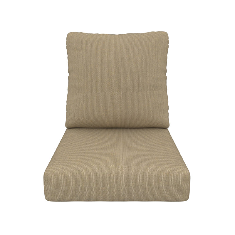 Deep Seating Outdoor Sunbrella® Seat/Back Cushion, Spectrum Mushroom Sunbrella® Plainweave