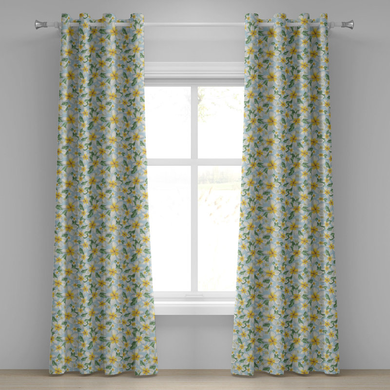 Semi Sheer Curtain Pair