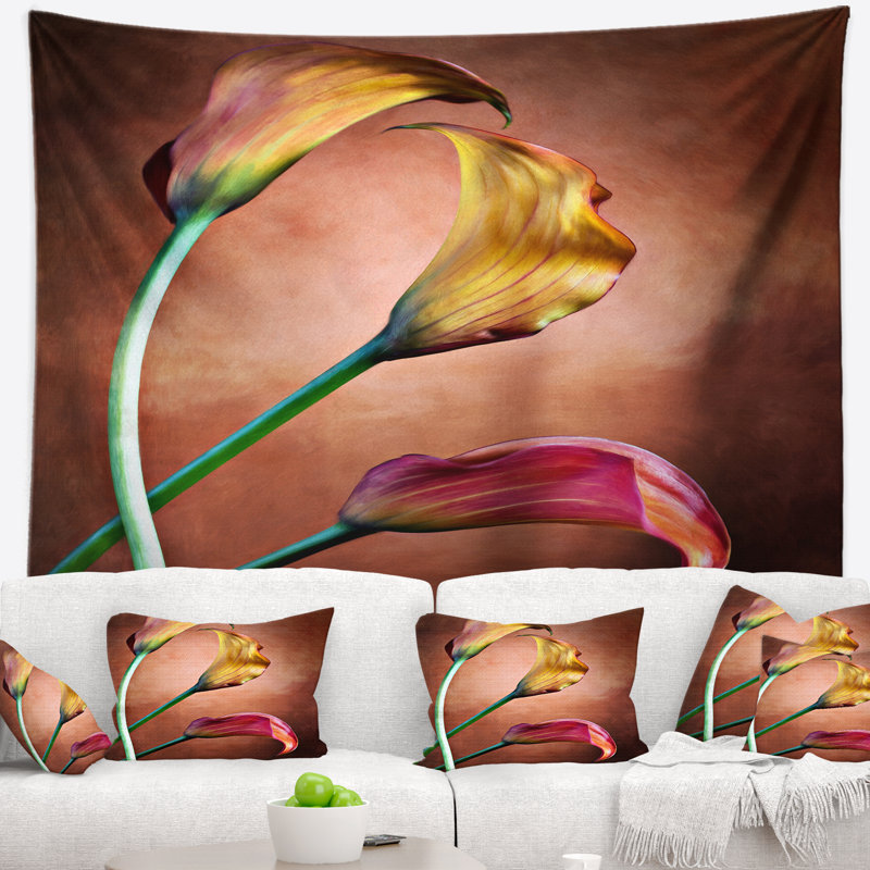 Zantedeschia aethiopica tapisserie Floral, H 32 po x l 39 po