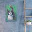 «Cookie Bean Green» par Mary Urban, art mural en verre acrylique, 16 po x 24 po-1592715716