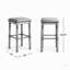 Tabourets de bar en bois Arnhem, ensemble de 2-1970200029-1970200026