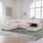 116.5''Modular Sectional Sofa With Pull - Out Bed & Storage Chaise-118013981