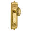 Egg & Dart Plate with Decorative Keyhole and Victorian Door Knob-1263765624-1263765506