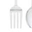 Ensemble de décorations murales en aluminium avec cuillère et fourchette en aluminium-59371627