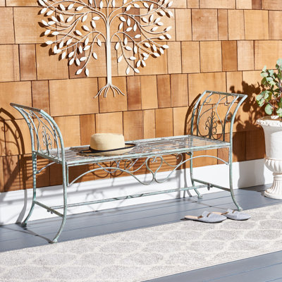 Geddes Iron Outdoor Bench