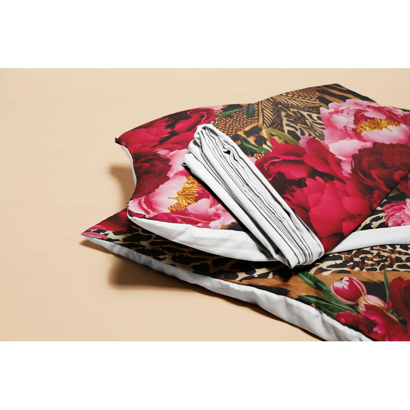 Super King Quilt Cover Set, 100% Soft Polyester & Cotton Blend, 102.4 x 86.6 Duvet Cover & 19.7 x 31.5 Pillowcases (2 Pieces) | Machine Washable, Envelope & Button Closure | Elegant & Durable Bedding Solution