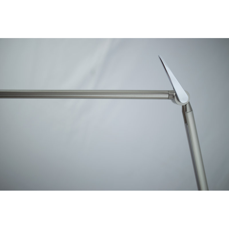 Erhard 82.5'' Traditional Floor Lamp, Brushed Nickel