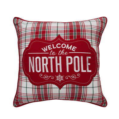 Welcome North Pole Pillow