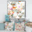 Herbe et plumes en couleurs d'automne I - Peinture sur toile-67406405-67406399