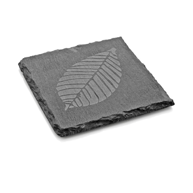 Stoneware Square 4 Piece Coaster Set