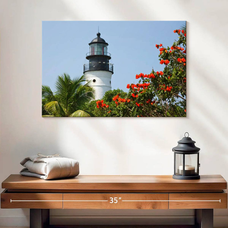 Lilie, phare emblématique de Key West, H 16 po x l 24 po