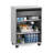 Modular - Resin Modular Cupboard With Rolling Door And Shelves