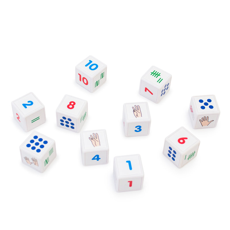 Counting Cubes Educational Learning Ten Learning Cubes