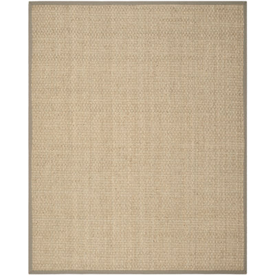 Lasone Natural Gray Seagrass Rug