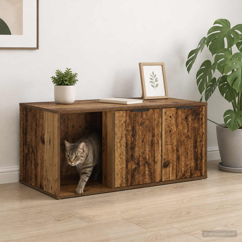 Litter Box, Old Wood