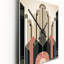 Art Nouveau Vintage Architure dans des couleurs rétro - horloge murale géométrique moderne-99634798