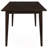 Henin Cappuccino Rectangle Dining Table