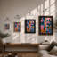 Harmony Geometric - Framed Print-804705994-804705992