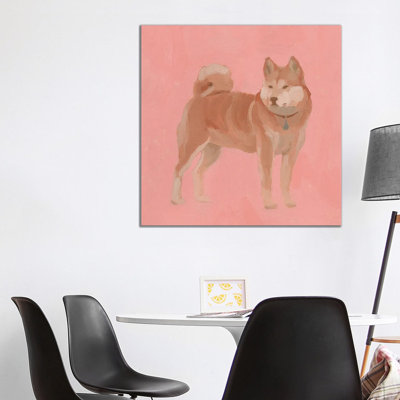 Shiba Inu I by Jacob Green - Wrapped Canvas Painting