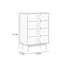 Commode d'appoint courbée en acier inoxydable