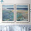 Breakwater - Ensemble de 2 reproductions d'art sur toile encadrées-851360801-851360829