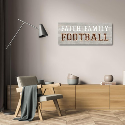 Art sur toile tendue avec Trinx Fabiano, Marco Gallery: Game Day III Faith Family Football