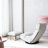 Ergonomic Reclining Chair With Folding Function - Gray Linen 3-section Adjustable Lazy Rotatable Base Comfortable For & Bedroom Use