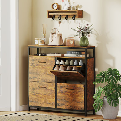 20 Pair Shoe Storage Cabinet