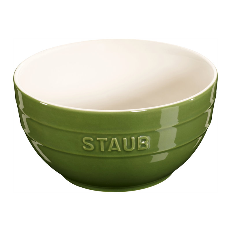 Staub Ceramic 6.73-inch Large Mixing Bowl, 4.5-inch, White
